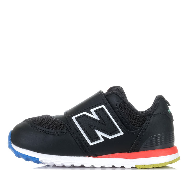 New Balance 574 New-B NW574KIF Black, 10 US, 6 US, 7 US, 8 US, 9 US, black, kids, New Balance, shoes, toddler, wide