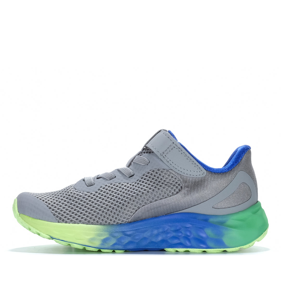 New Balance Arishi V4 Fresh Foam PAARINB4 Grey/Blue Youth Sports