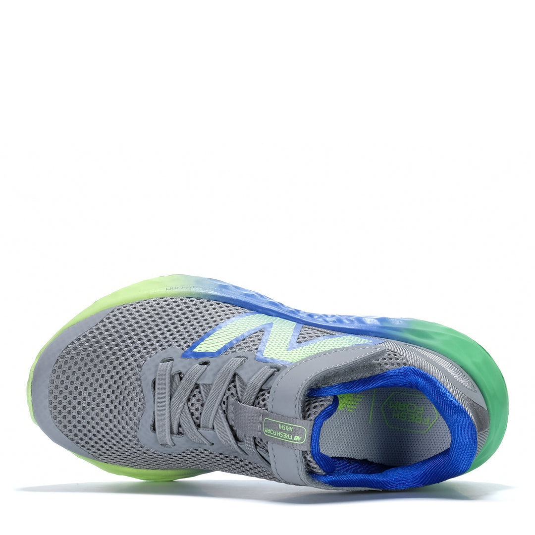 New Balance Arishi V4 Fresh Foam PAARINB4 Grey/Blue Youth Sports