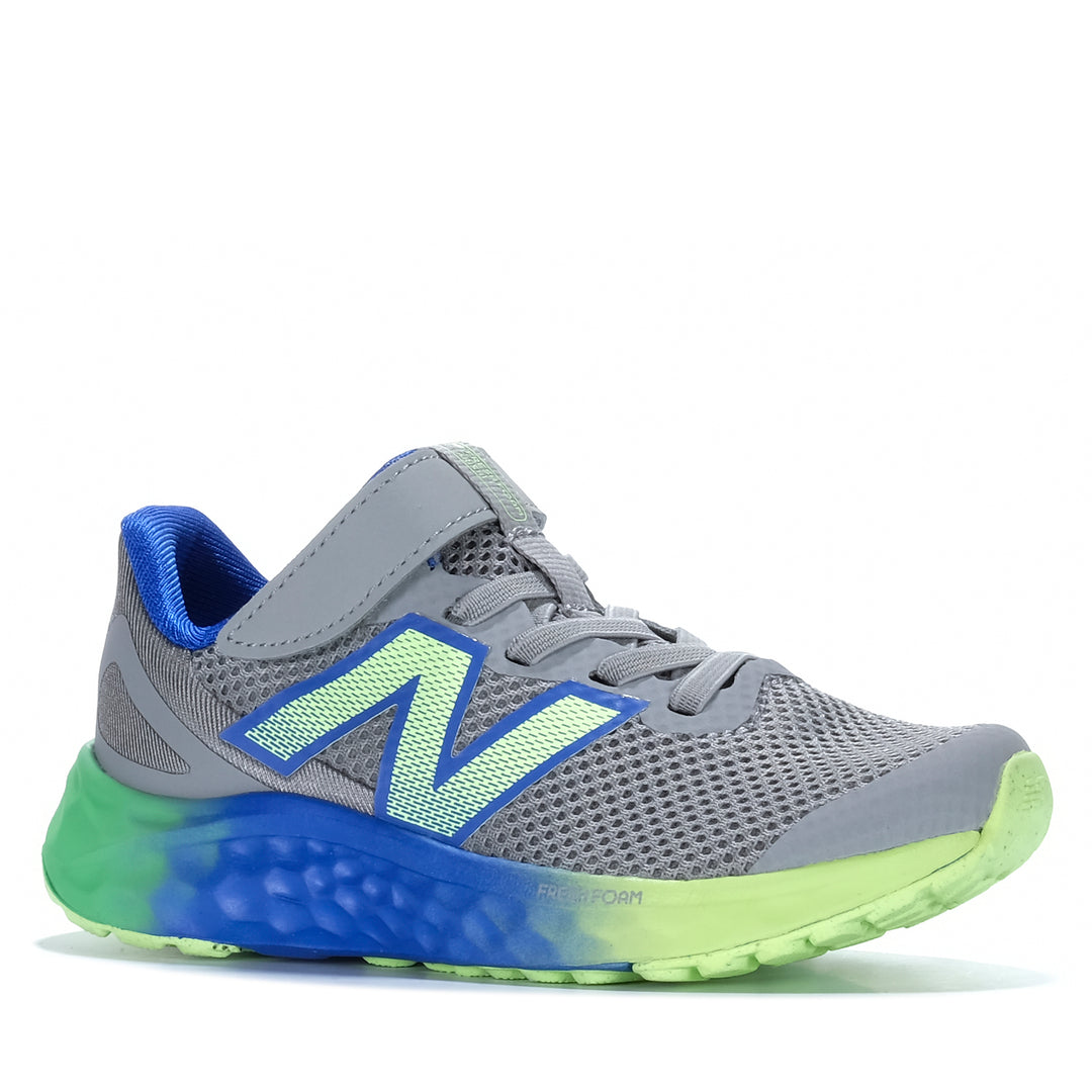 New Balance Arishi V4 Fresh Foam PAARINB4 Grey/Blue Youth Sports