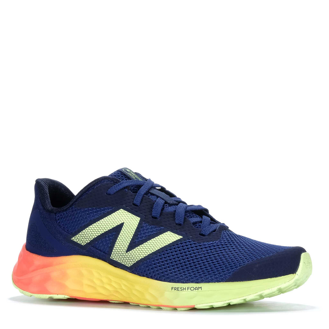 New Balance Arishi v4 Lace Big Kids Athletic Shoes#color_gari4ae-navy-lemon