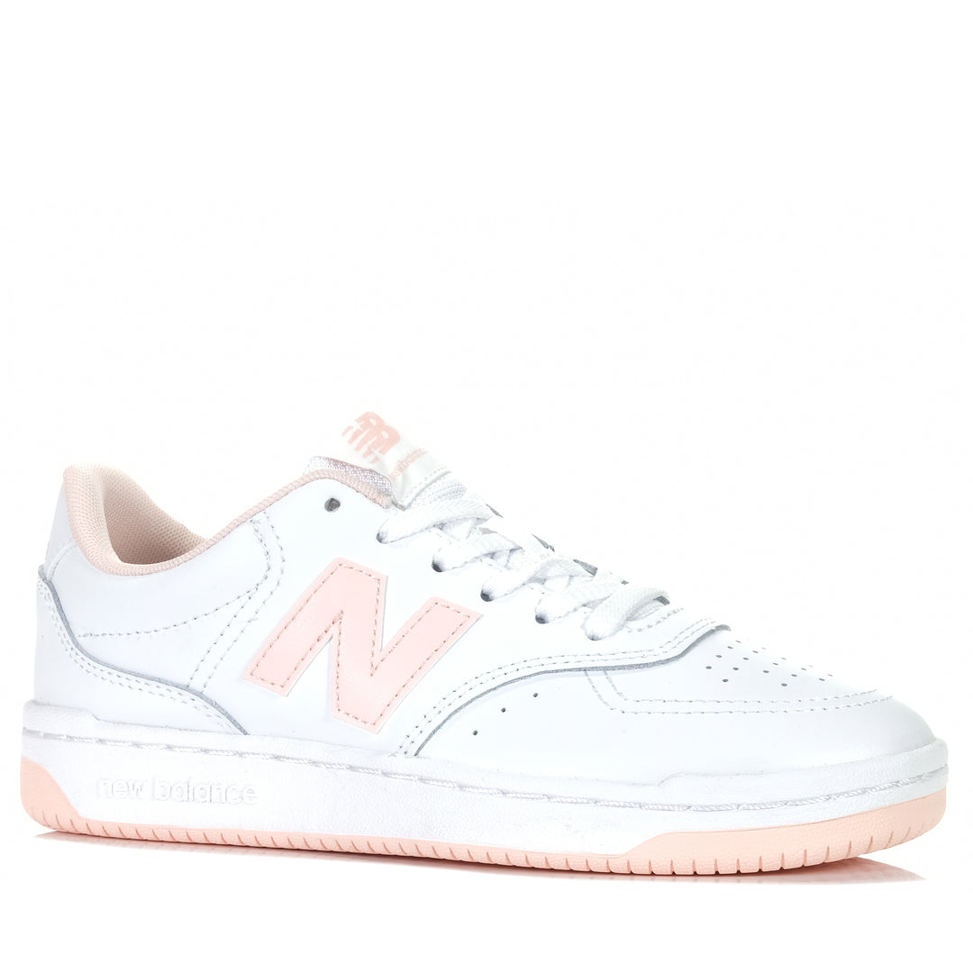 New Balance BBW80WPK White/Pink, 10 US, 11 US, 6 US, 7 US, 8 US, 9 US, low-tops, New Balance, sneakers, white, womens