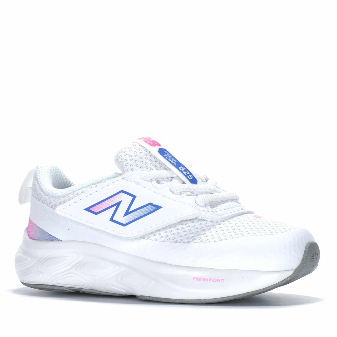 New Balance Fresh Foam 625 New-B I6252BN White/Pink Toddler Shoes