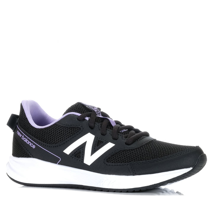 New Balance Kids 570v3 YK570PP3 Black/Purple, 4 US, 5 US, 6 US, 7 US, black, kids, New Balance, sports, wide, youth