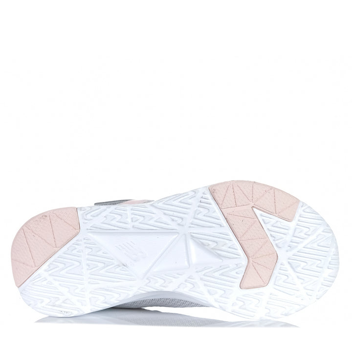 New Balance Kids 578v1 Bungee Lace PT578AC Grey/Pink Youth Sports
