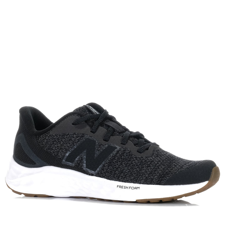 New Balance Kids Fresh Foam Arishi v4 GPARIAB4 Black/White, 4 US, 5 US, 6 US, 7 US, black, kids, New Balance, sports, wide, youth