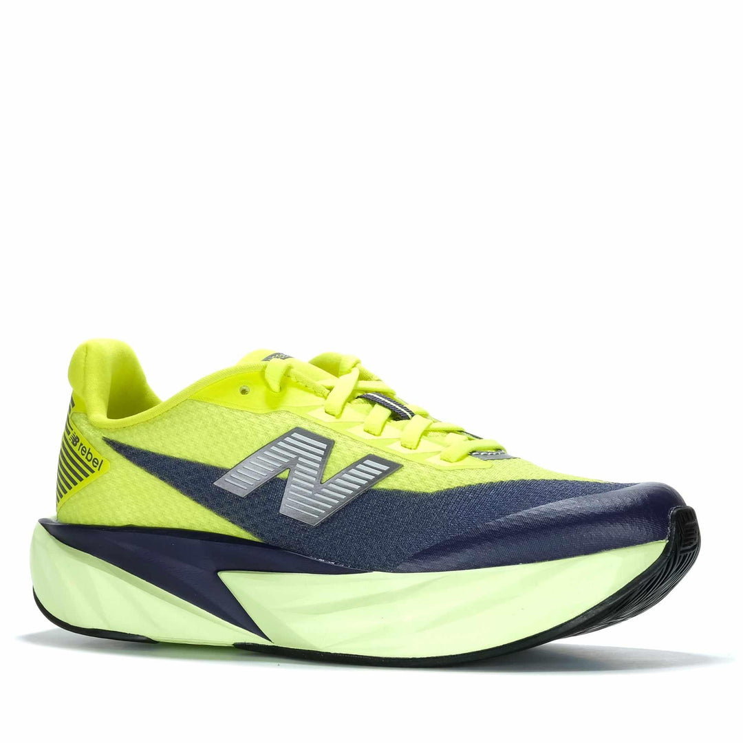 New Balance Kids FuelCell Rebel V5 GFCX2PO Navy/Yellow Youth Sports