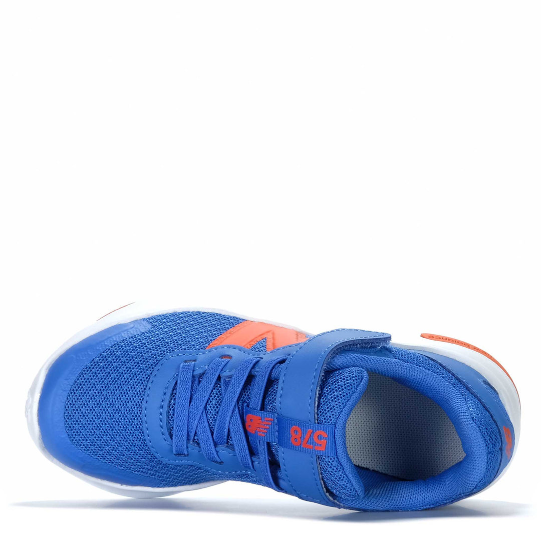 New Balance Kids Hook and Loop P57835X Blue Youth Sports