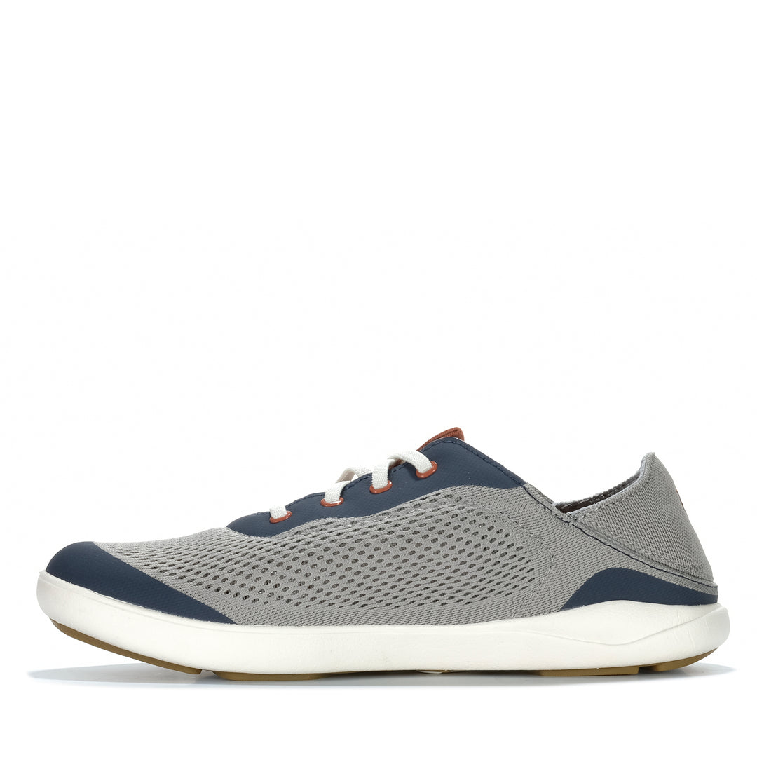 OluKai Moku Pae Ash/Trench Blue Mens Sneakers