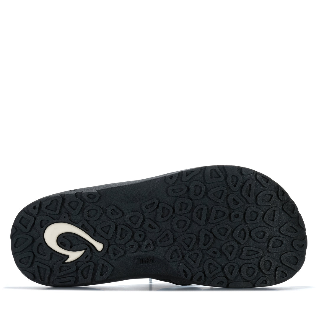 OluKai Ohana Mens Black/Dark Shadow Mens Sandals