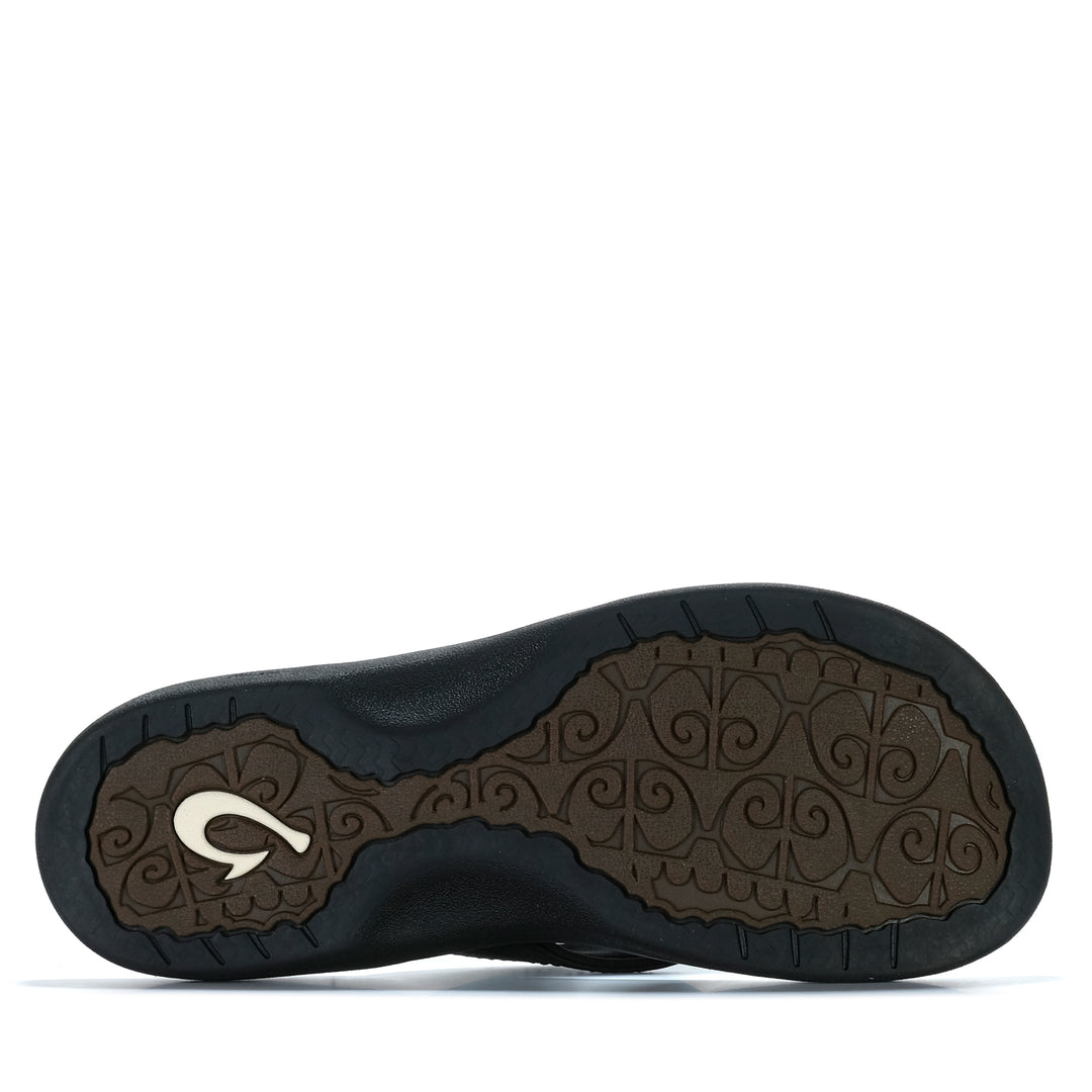 OluKai Ohana Womens Black Womens Sandals
