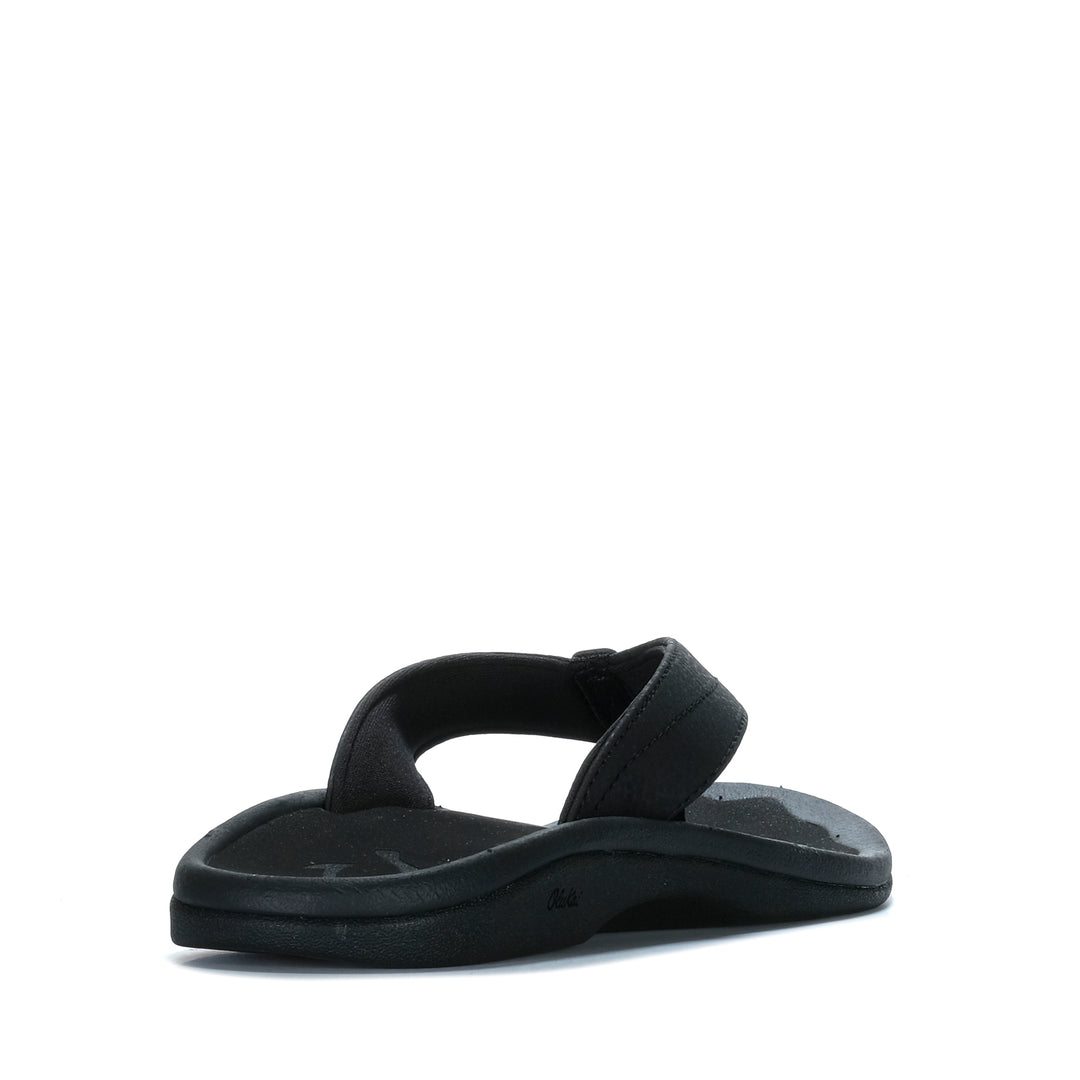 OluKai Ohana Womens Black Womens Sandals