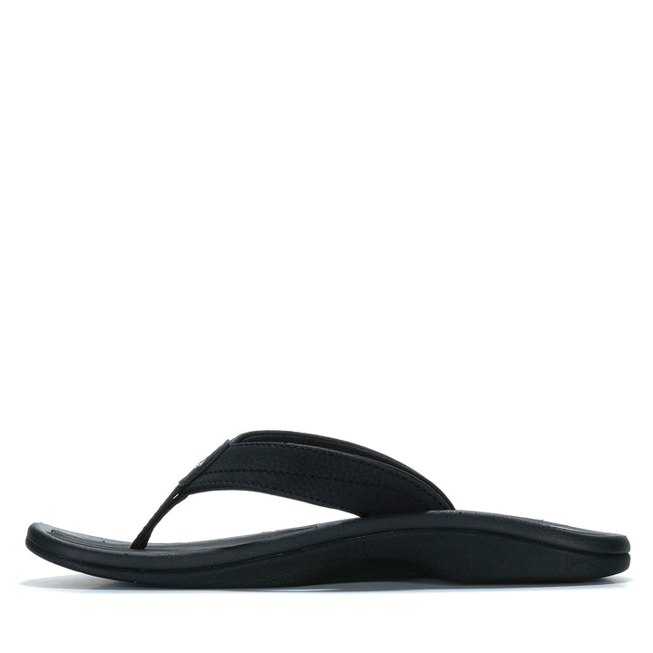 OluKai Ohana Womens Black Womens Sandals