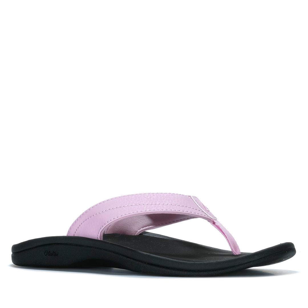 OluKai Ohana Womens Paradise Pink/Lava Rock Womens Sandals