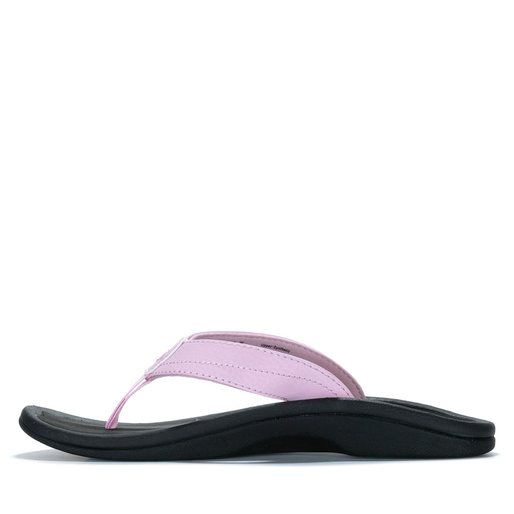 OluKai Ohana Womens Paradise Pink/Lava Rock Womens Sandals