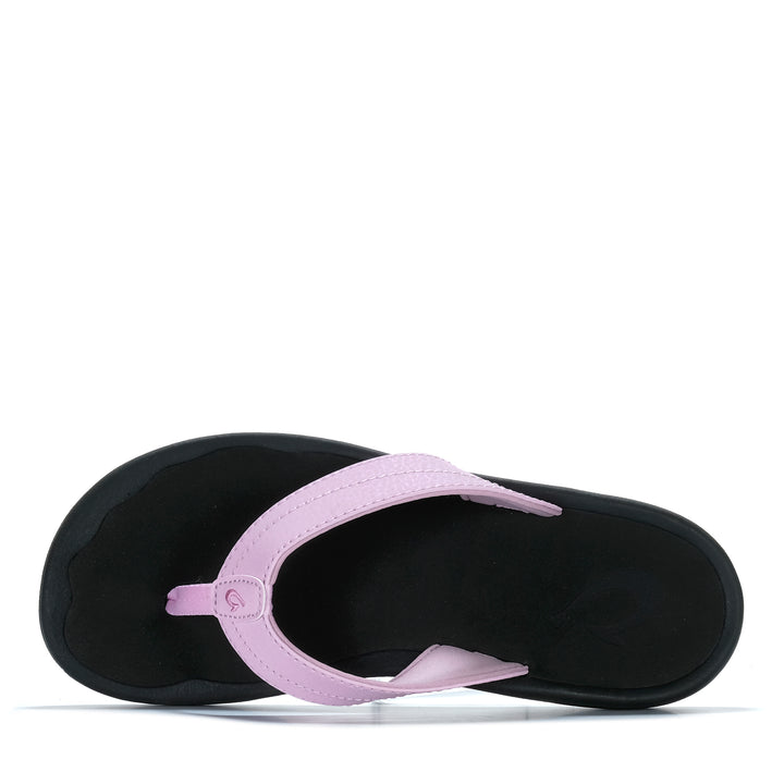 OluKai Ohana Womens Paradise Pink/Lava Rock Womens Sandals