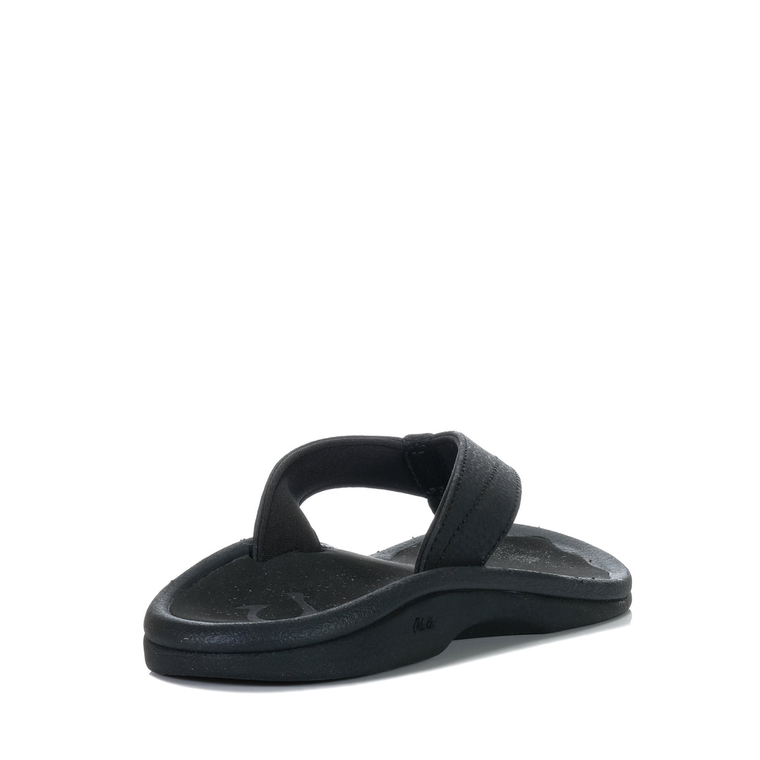 Olukai Ohana Womens Black, 10 US, 11 US, 6 US, 7 US, 8 US, 9 US, black, flats, jandals, Olukai, sandals, wide, womens