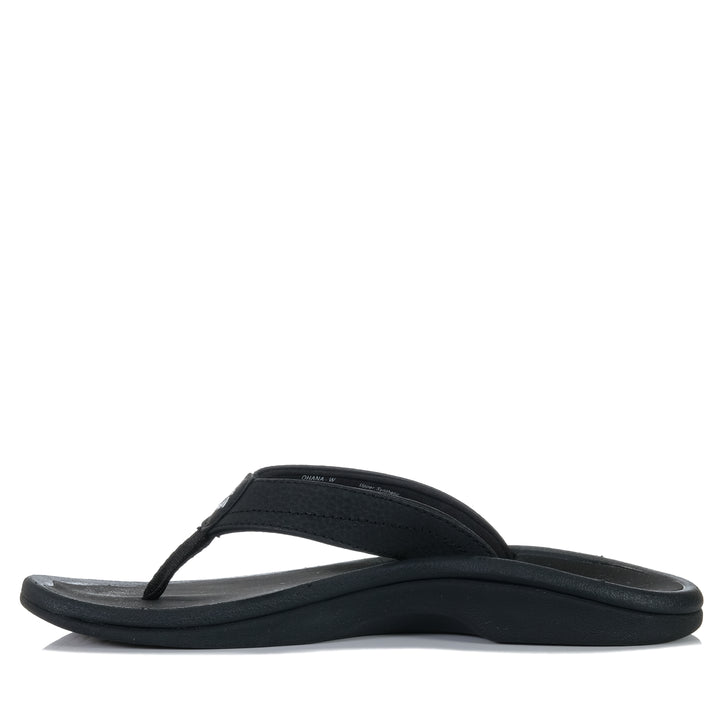 Olukai Ohana Womens Black, 10 US, 11 US, 6 US, 7 US, 8 US, 9 US, black, flats, jandals, Olukai, sandals, wide, womens