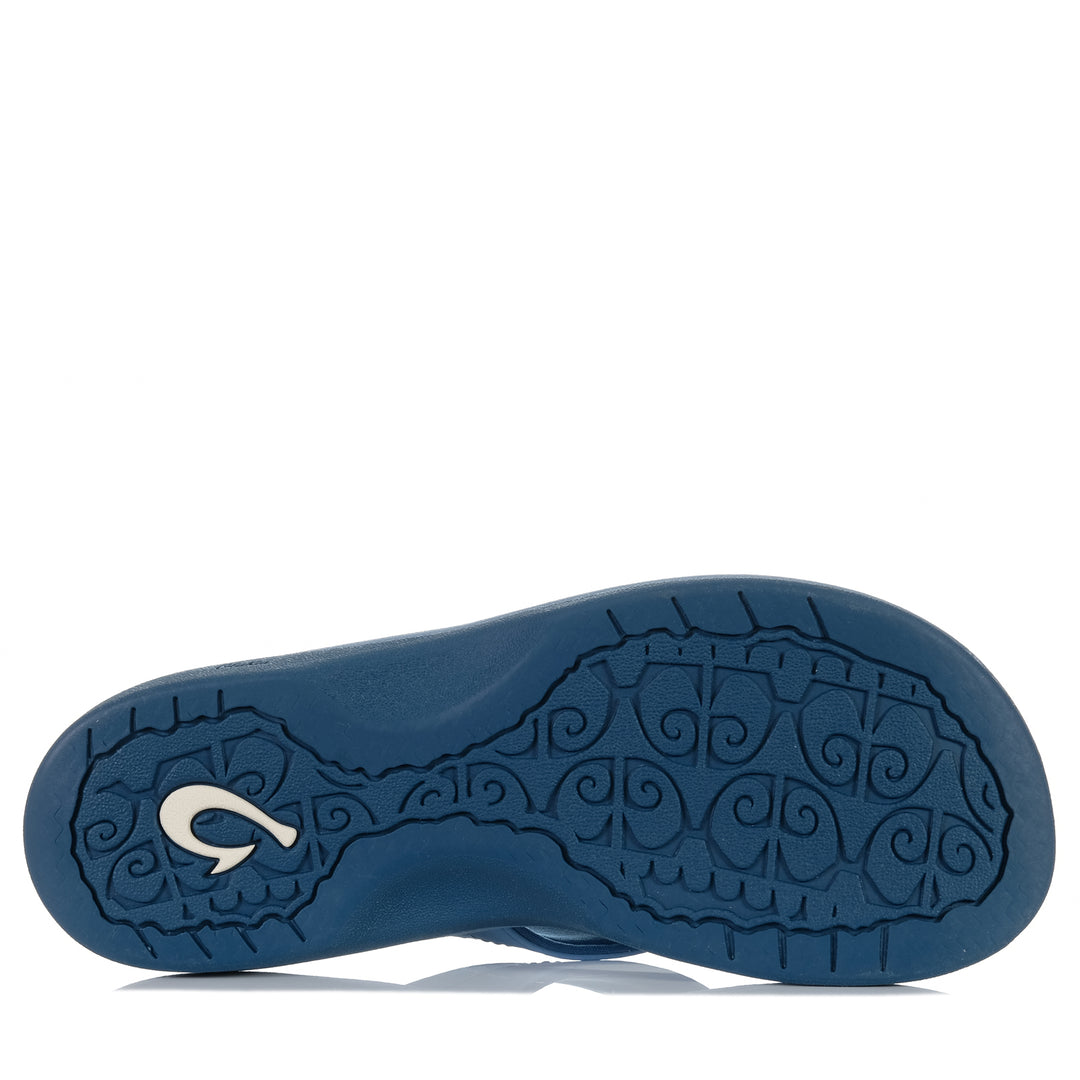 Olukai Ohana Womens Trench Blue, 10 us, 11 us, 6 us, 7 us, 8 us, 9 us, blue, flats, olukai, sandals, wide, womens