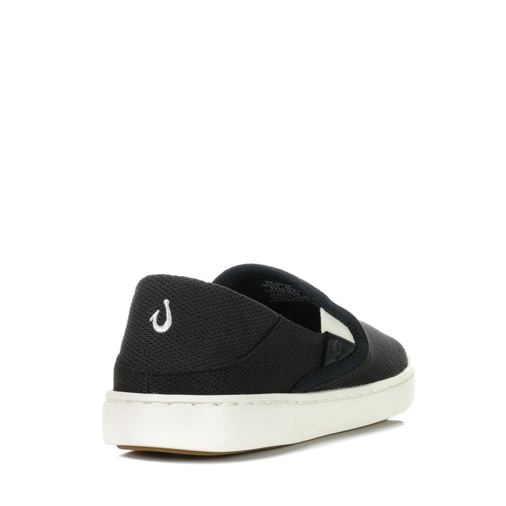 Olukai Pehuea Black, 10 US, 11 US, 6 US, 7 US, 8 US, 9 US, black, flats, low-tops, Olukai, shoes, sneakers, wide, womens