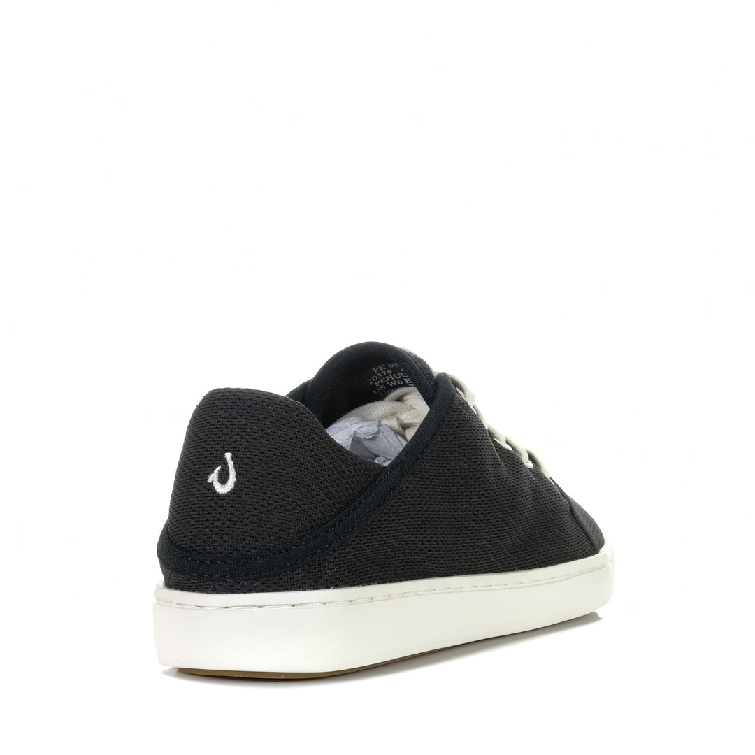 Olukai Pehuea Li Black/White Sand, 10 US, 11 US, 6 US, 7 US, 8 US, 9 US, black, flats, low-tops, Olukai, shoes, sneakers, wide, womens