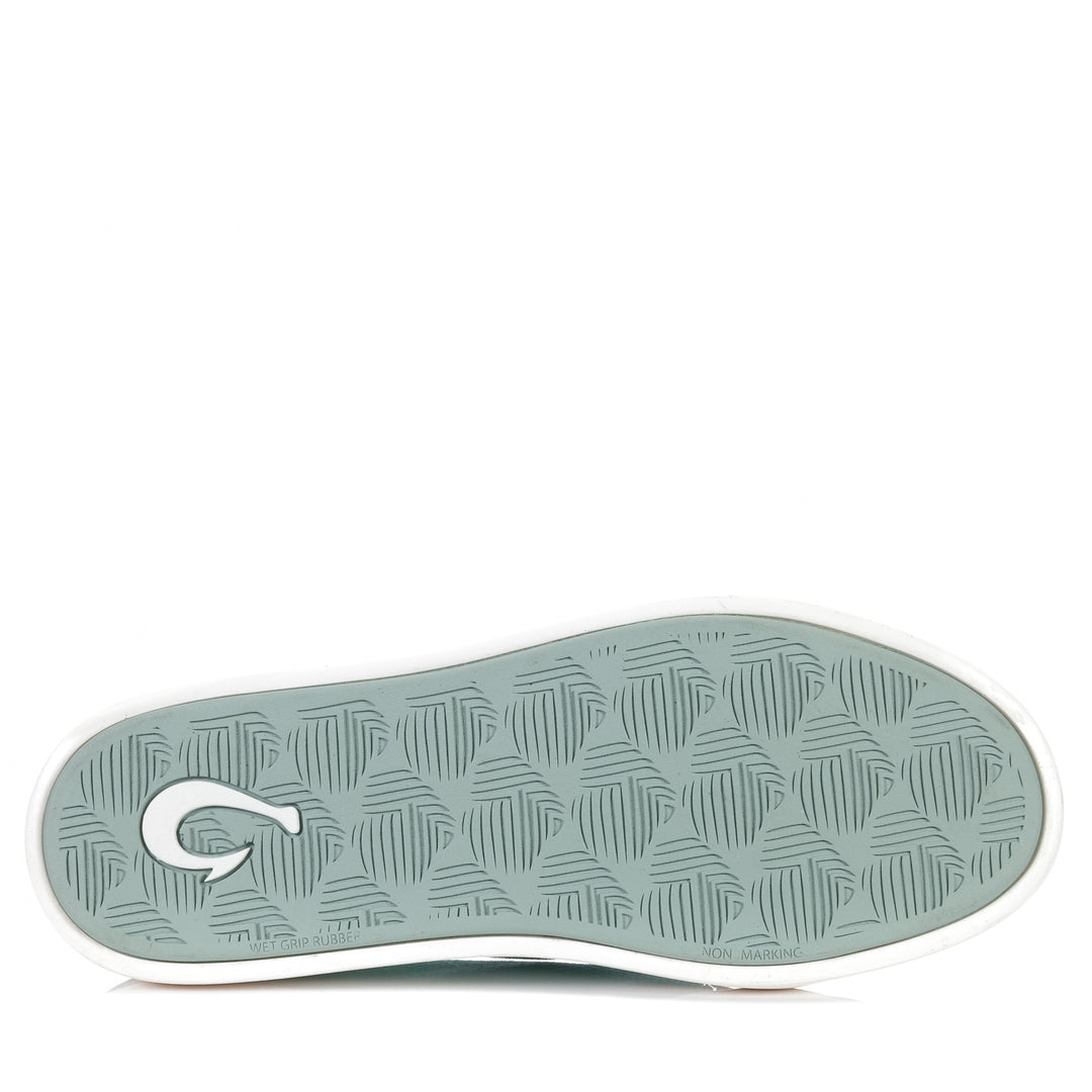 Olukai Pehuea Li Swell/White Sand, 10 US, 11 US, 6 US, 7 US, 8 US, 9 US, blue, flats, low-tops, Olukai, shoes, sneakers, wide, womens