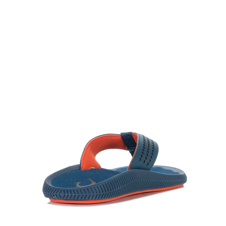 Olukai Ulele Lagoon, 10 US, 11 US, 12 US, 13 US, 8 US, 9 US, blue, jandals, mens, olukai, sandals, wide