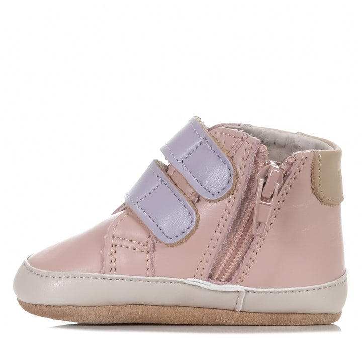 Pretty Brave Baby Hi-Top Blush/Lilac, boots, kids, Large, Medium, pink, Pretty Brave, Small, toddler, X-Large