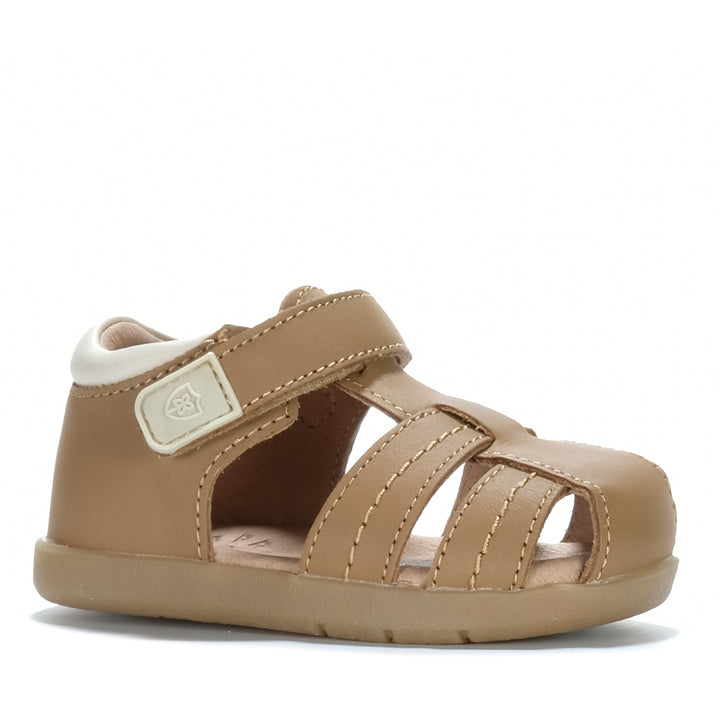 Pretty Brave Theo Tan Toddler Sandals