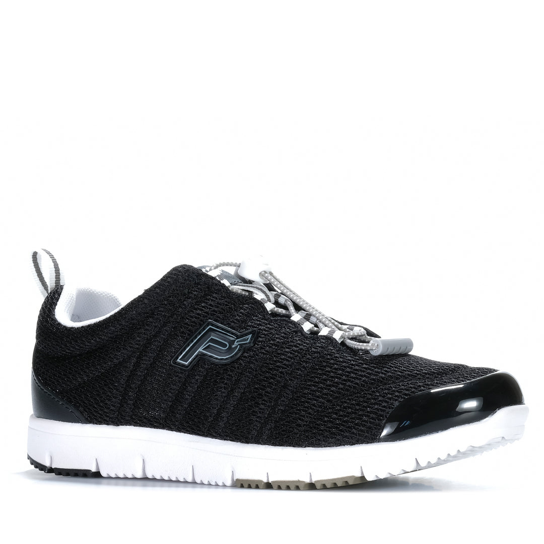 Propet Travel Mesh Black Womens Shoes