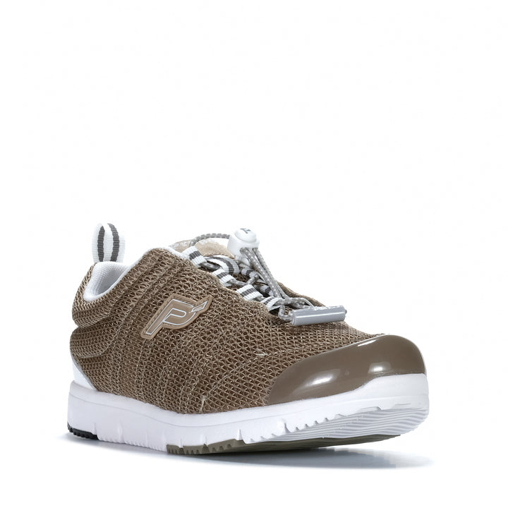 Propet Travel Mesh Taupe Womens Shoes