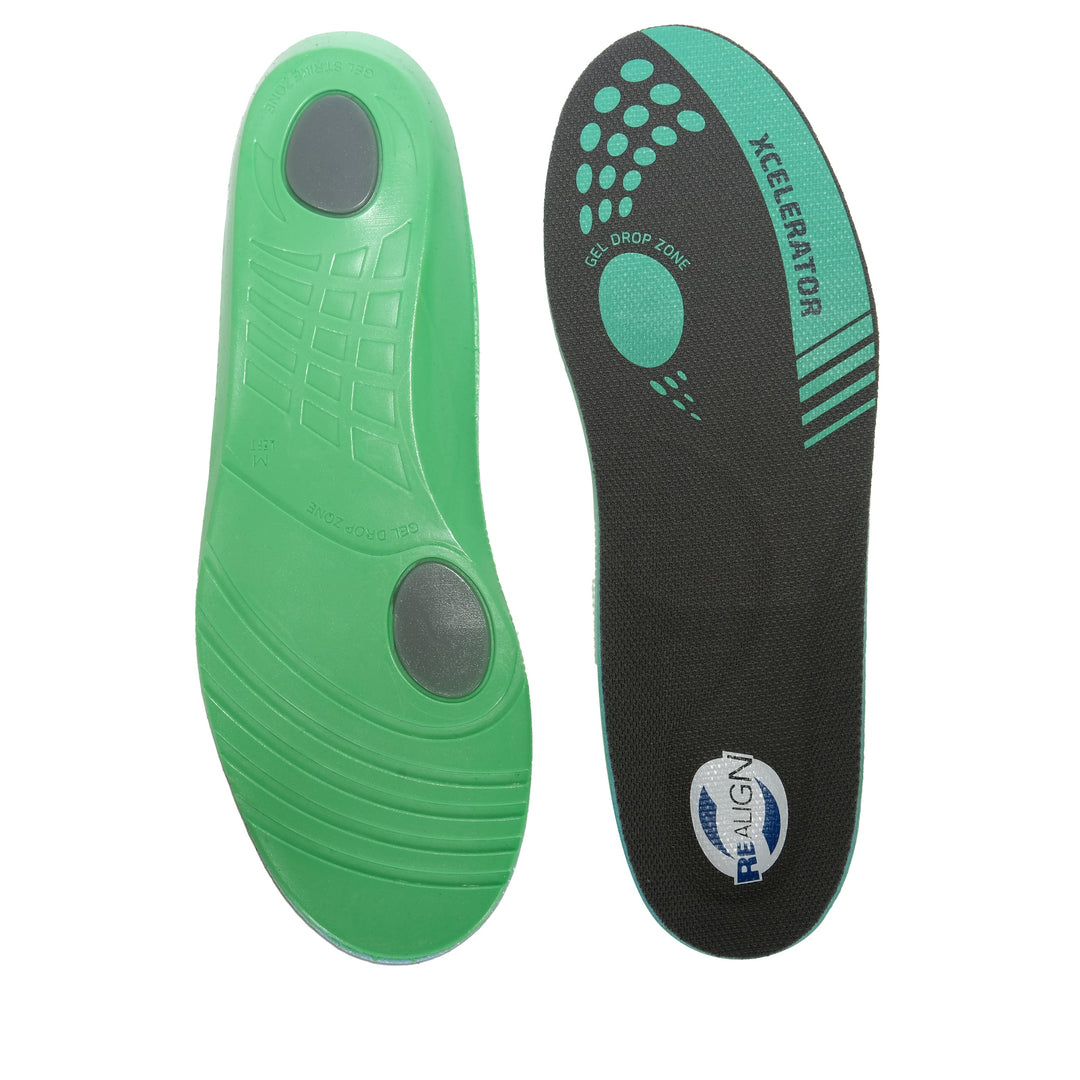 Realign Xcelerator Innersoles, accessories, innersoles, insoles, leg, med, mens, orthotics, realign, sml, womens