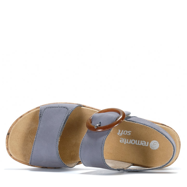 Remonte By Rieker Hayley R6853/14 Blue Womens Sandals