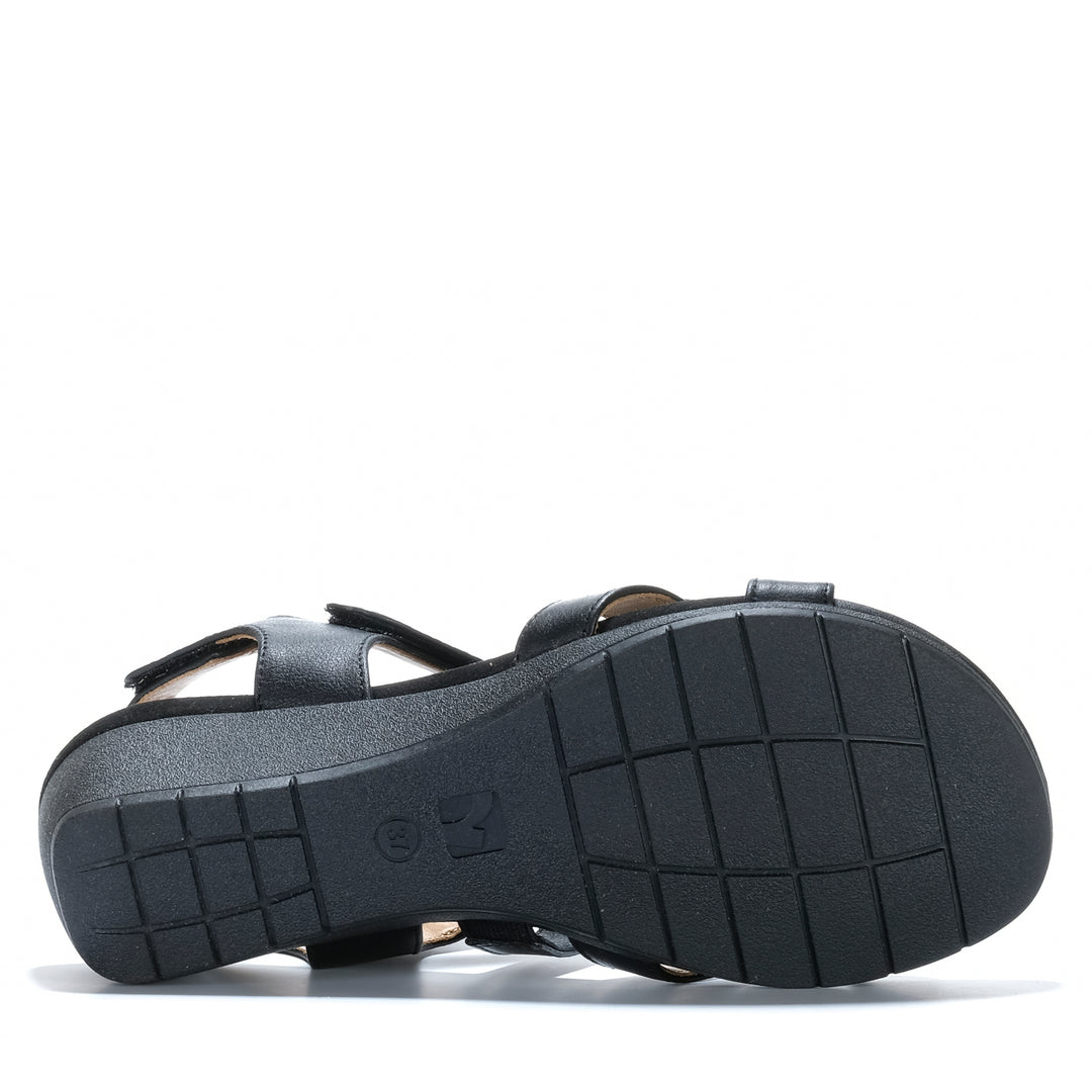 Revere Casablanca Black French Womens Sandals