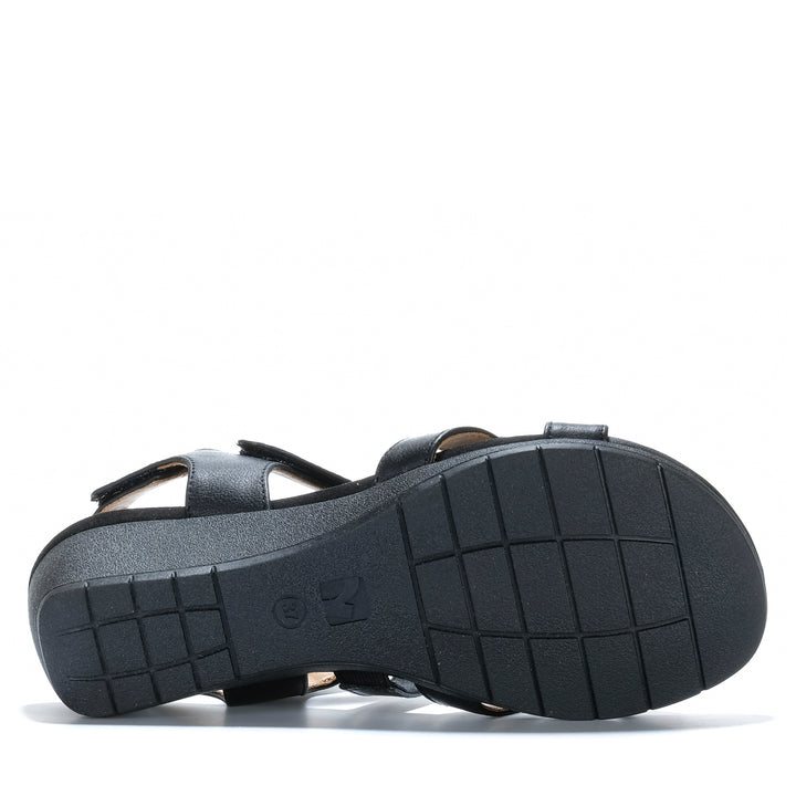 Revere Casablanca Black French Womens Sandals