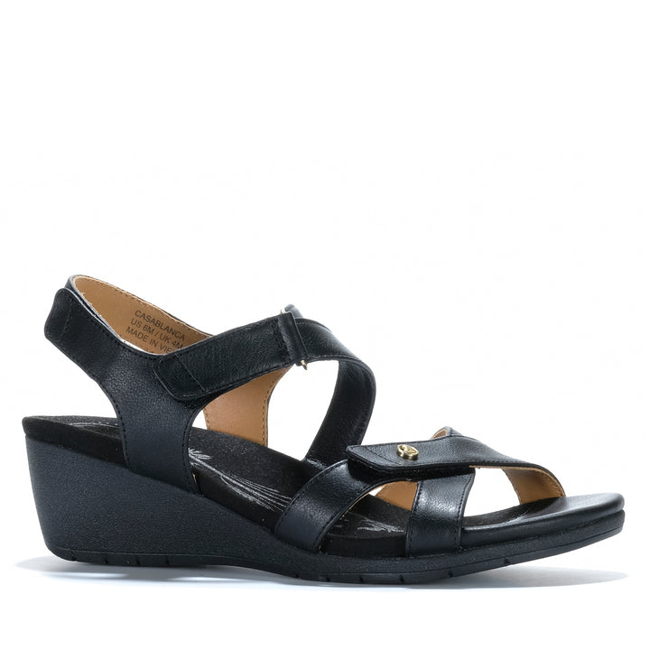 Revere Casablanca Black French Womens Sandals