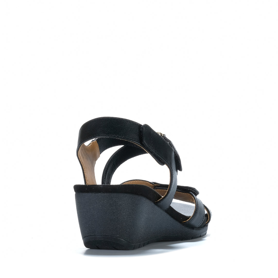 Revere Casablanca Black French Womens Sandals