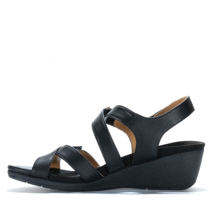 Revere Casablanca Black French Womens Sandals