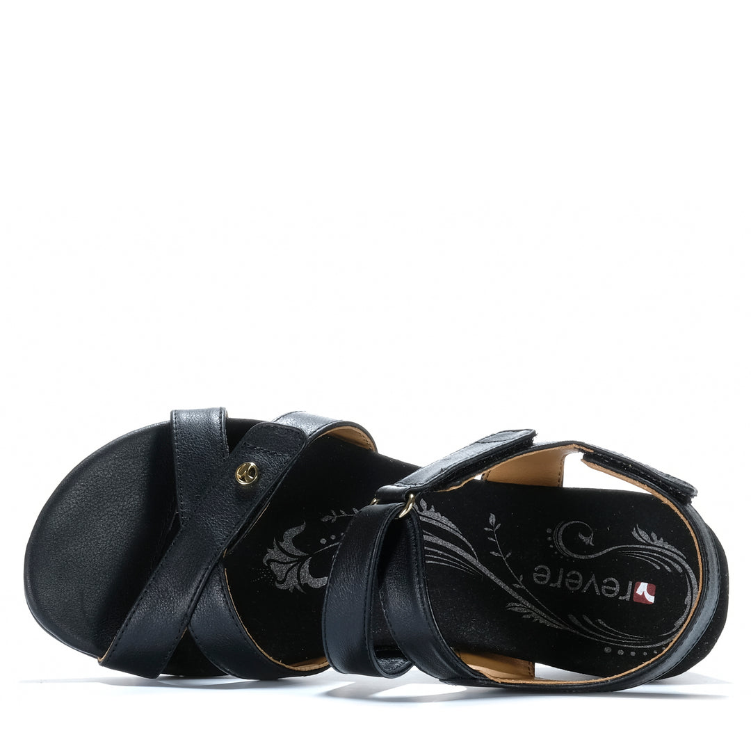 Revere Casablanca Black French Womens Sandals