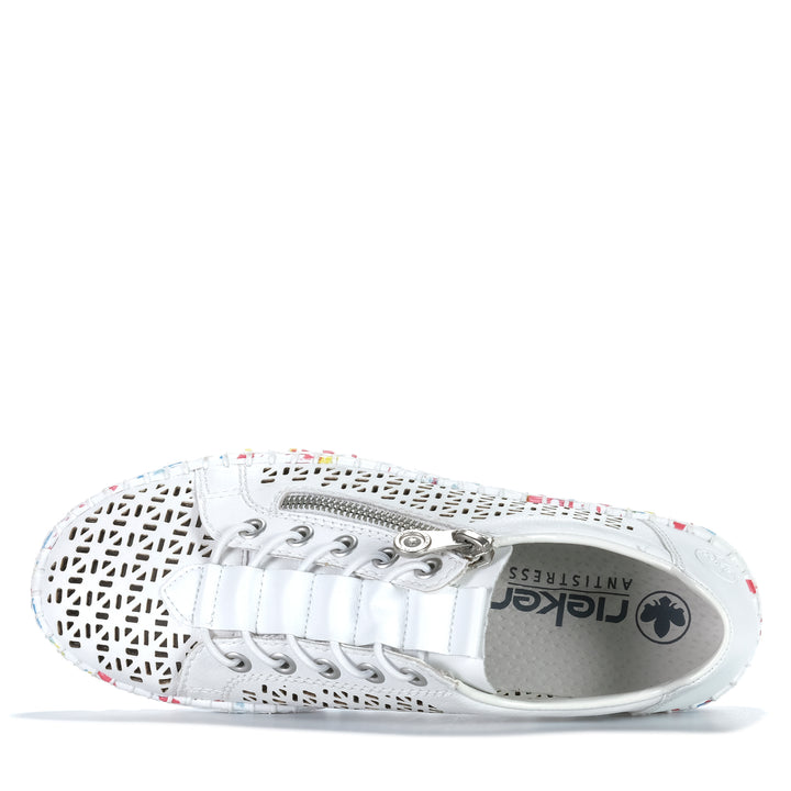 Rieker Dillard M2357/80 Weiss Womens Sneakers