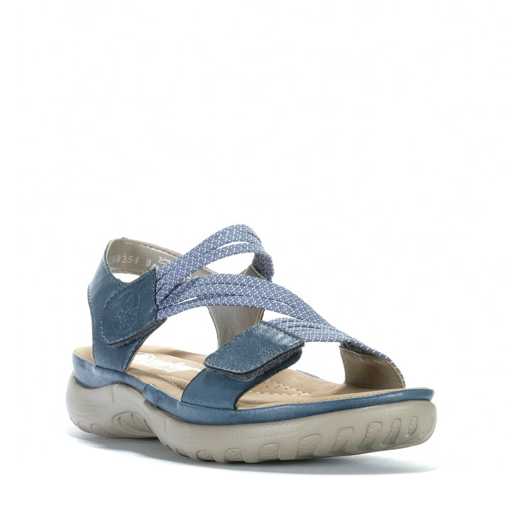 Rieker Vegas 64870/14 Blue Womens Sandals