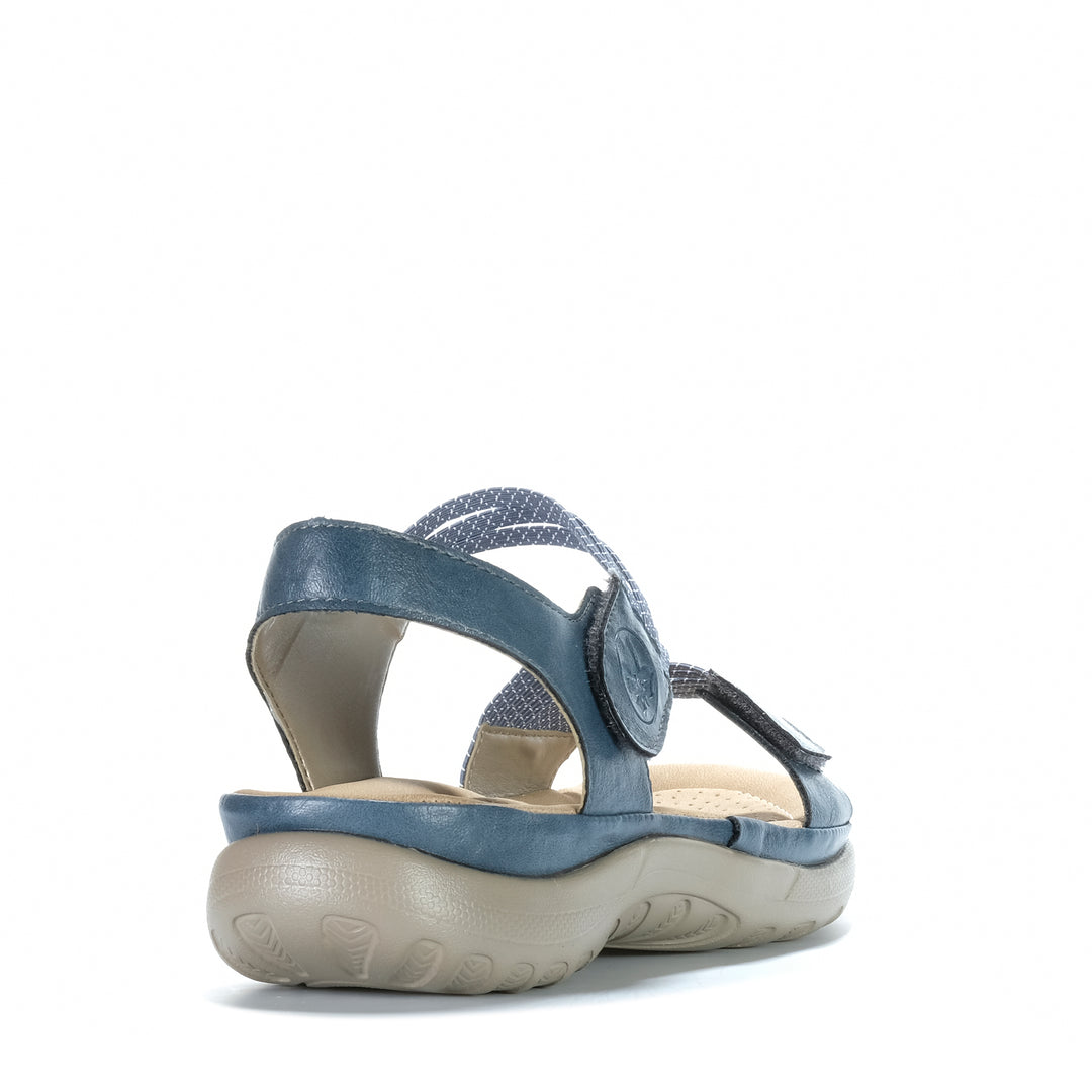 Rieker Vegas 64870/14 Blue Womens Sandals
