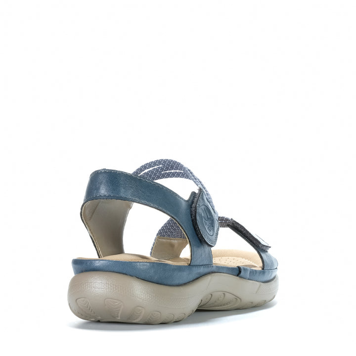 Rieker Vegas 64870/14 Blue Womens Sandals