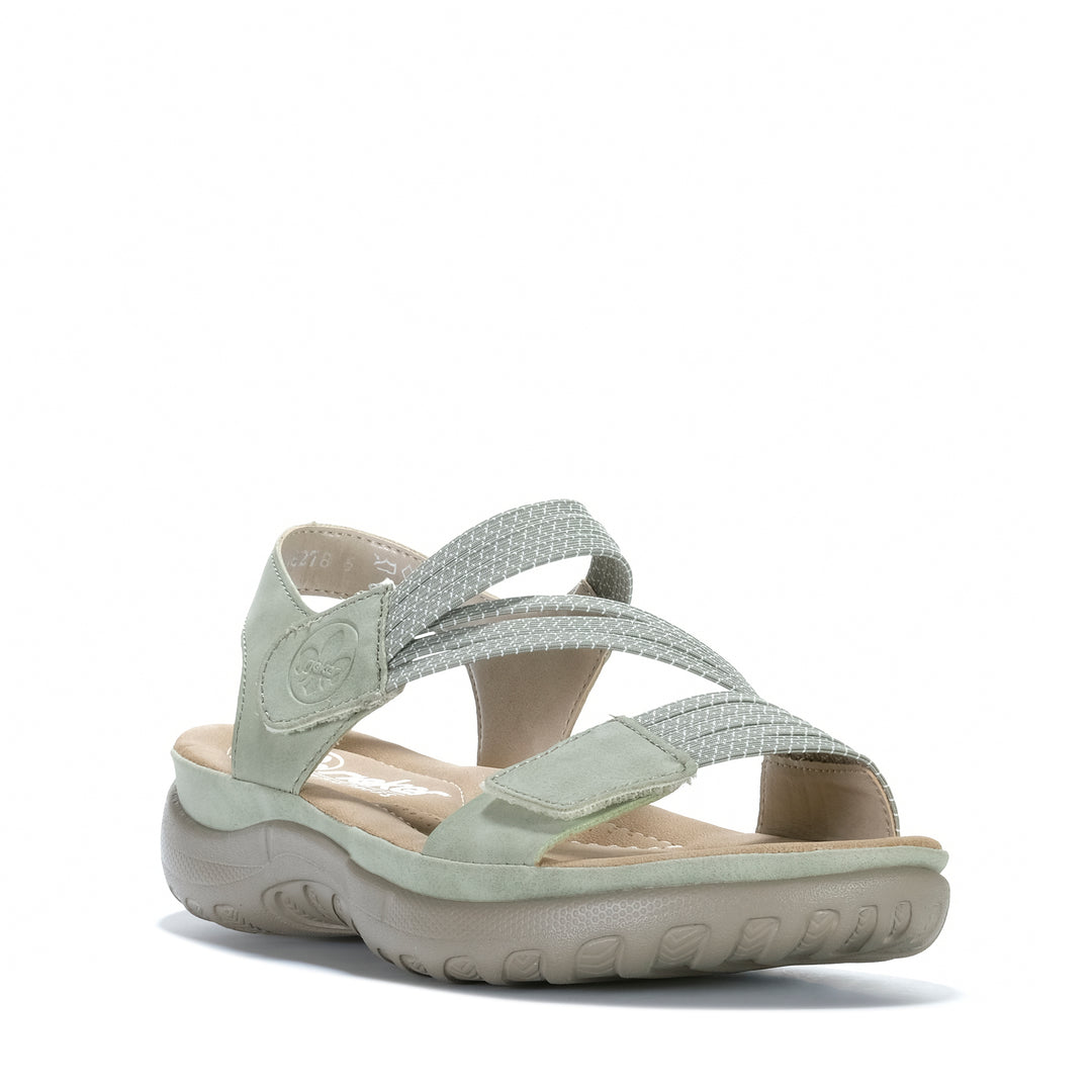 Rieker Vegas 64870/52 Green Womens Sandals