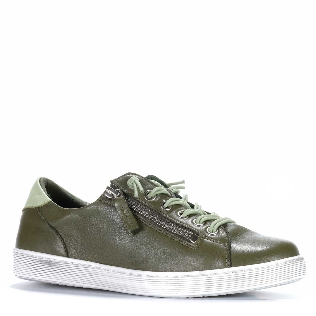 Rilassare Temi Womens Sneakers#color_khaki-sage