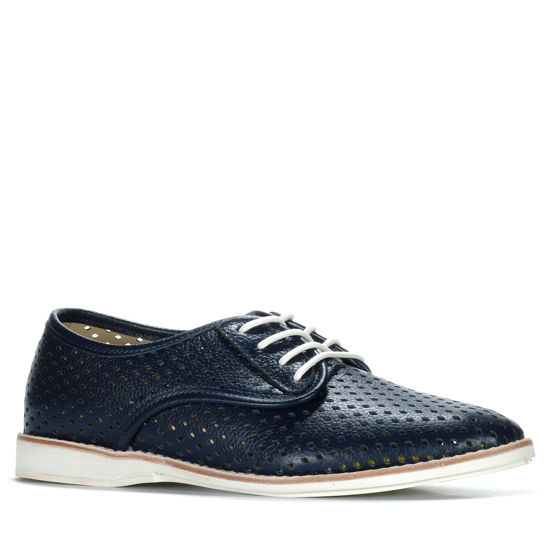 Rollie Derby Punch Navy Tumble Womens Sneakers