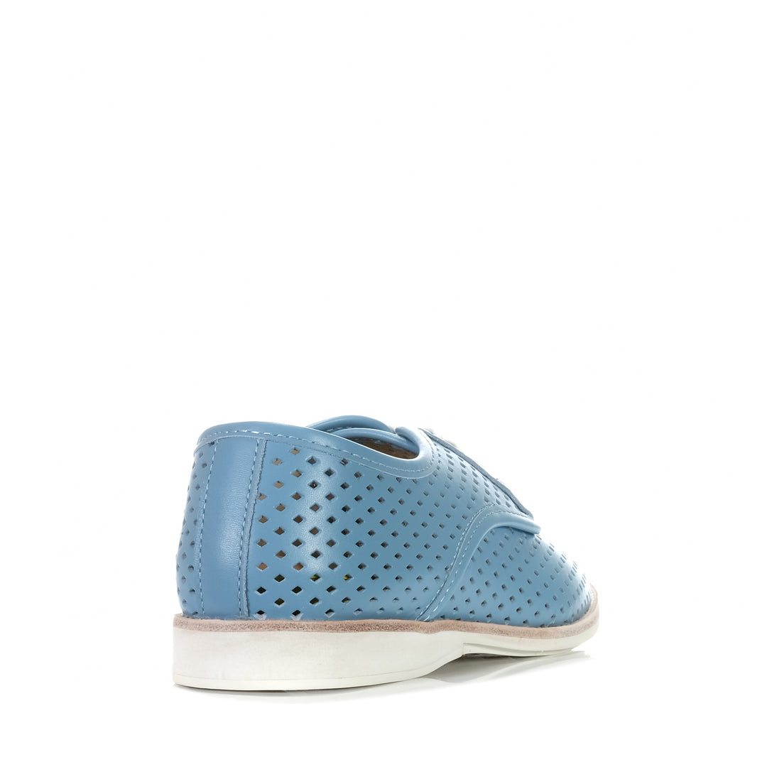 Rollie Derby Punch Steel Blue, Womens, blue, flats, low-tops, Rollie, shoes, sneakers, womens