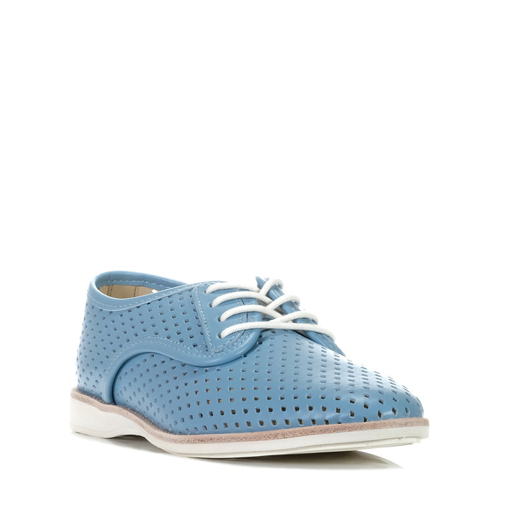 Rollie Derby Punch Steel Blue, Womens, blue, flats, low-tops, Rollie, shoes, sneakers, womens