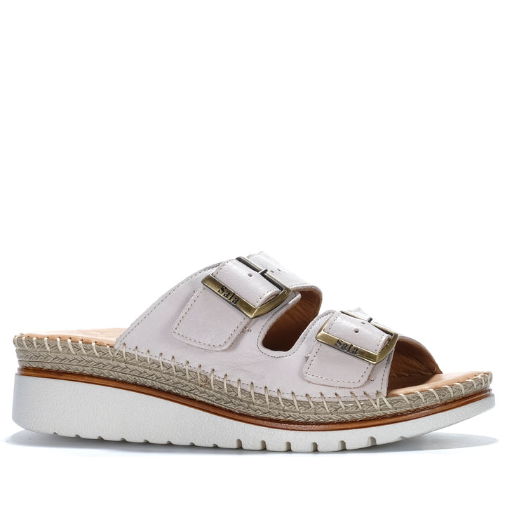 Sala Oasis Silver Grey Womens Sandals