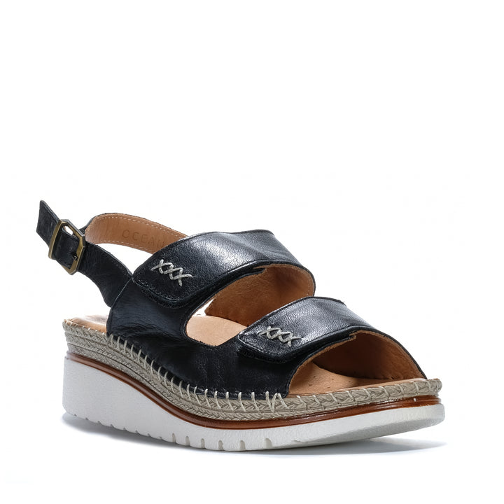 Sala Ocean Black Womens Sandals
